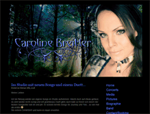 Tablet Screenshot of carolinebreitler.ch